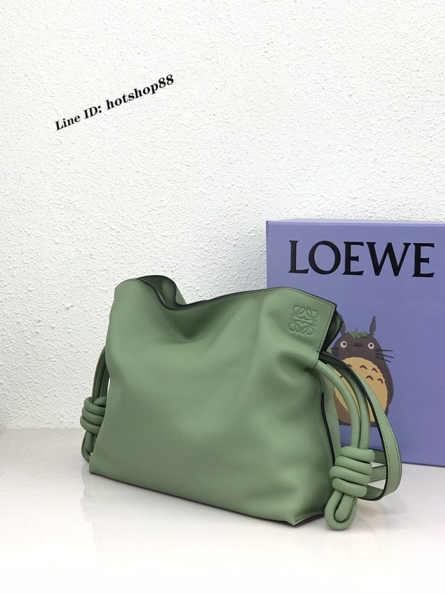 Loewe專櫃2022新款小牛皮肩背女包 羅意威Flamenco clutch系列升級版福袋大號 10856 lyw1150